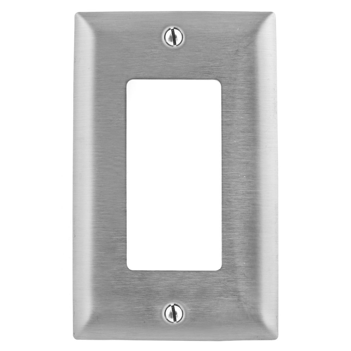 SS26 Standard Decorative Wall Plate, 1 Gangs, Stainless Steel