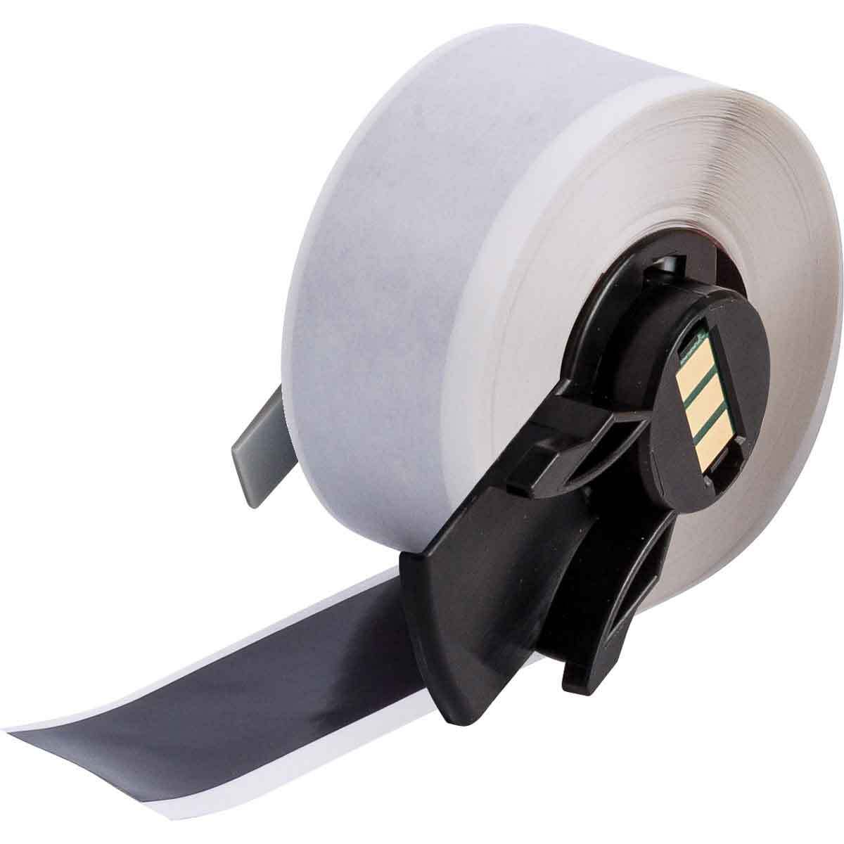 M6C-1000-439-BK Multi-Purpose Label Tape, 50 ft L x 1 in W, Vinyl