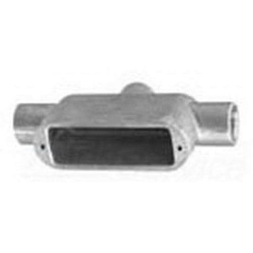 TB69 Unilets Type TB Conduit Outlet Body, 2 in Hub, Form 9 Form, 77 cu-in Capacity, Copper Free Aluminum, Natural