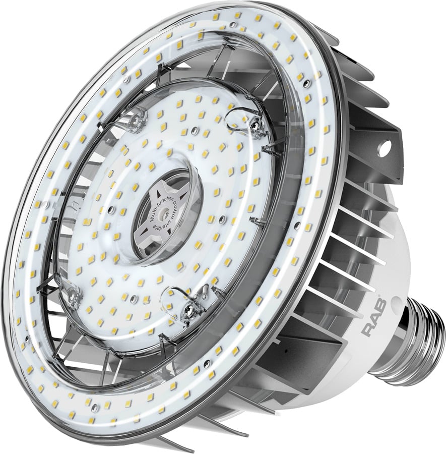 HID-80-V-EX39-850-BYP-HB-G2 Type B HID Replacement Lamp, 80 W, 250 W Incandescent Equivalent, EX39 Lamp, High Bay Shape, 10800 Lumens