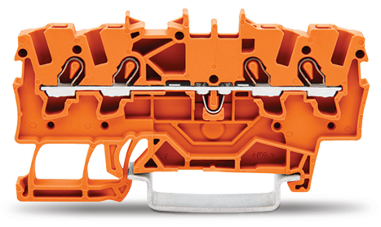 2001-1402 Operating Tool Conductor Terminal Block, 800 V, 18 A, 22 to 14 AWG Wire, 1 Poles, DIN Rail Mount