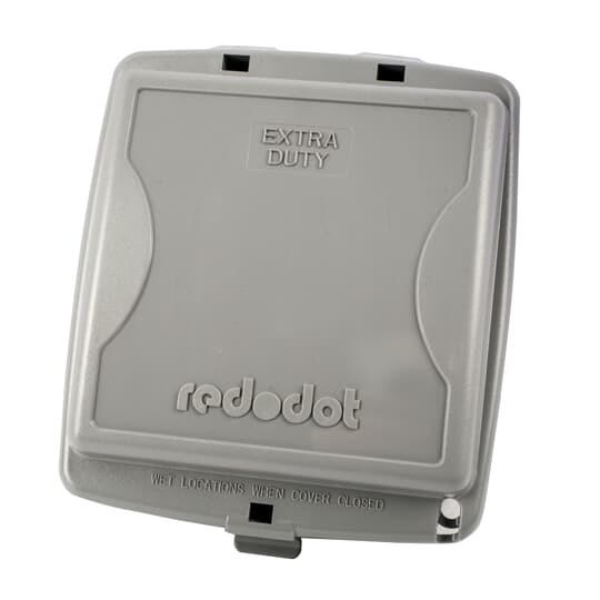 2CKPM-G Red Dot Extra Duty Non-Metallic Universal Weatherproof While-In-Use Cover, 6-5/8 in L x 5-9/16 in W x 2-7/8 in D
