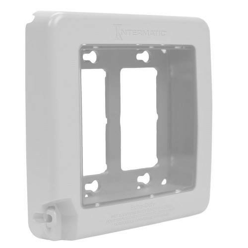 WP7200W 16-Configuration Extra Duty Low Profile Weatherproof In-Use Cover, 5-1/2 in L x 5.6 in W x 1-1/2 in D, Receptacle Cover, Plastic
