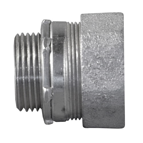NTC-125 Compression Connector, 1-1/4 in Trade, For Use With Threadless Rigid Conduit, Malleable Iron/Steel