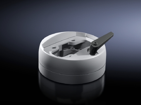 6212300 CP 120 Enclosure Coupling, For Use With 130 mm Dia Support Arm Connection, Die Cast Zinc, Light Gray