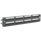 Hubbell Premise Wiring Products, Patch Panel, Cat6, 48-Port, UniversalWiring, Economy Version