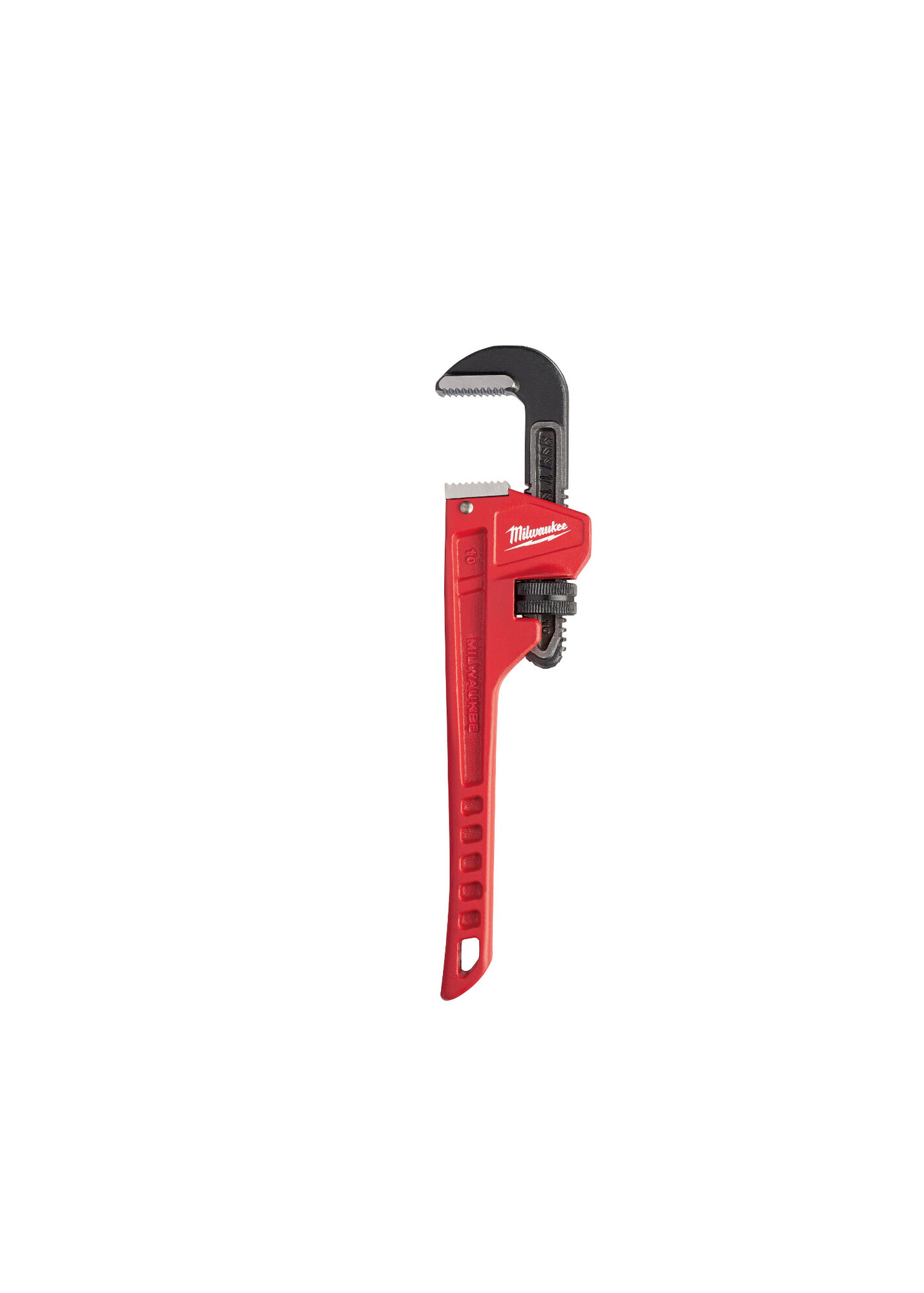 48-22-7110 Overbite Jaw Pipe Wrench, 10 in OAL, Hook Jaw, Steel Handle