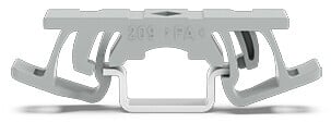 209-1115 Mounting Foot, For Use With DIN-15 Rail, 0.024 MJ Fire Load, Polyamide, Gray