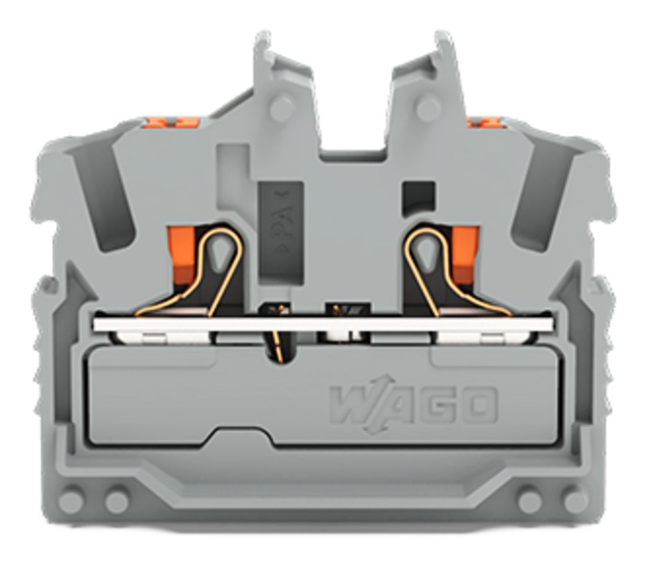 2252-321 2-Conductor Miniature Through Terminal Block, 800 V, 24 A, 22 to 12 AWG Wire, 1 Poles