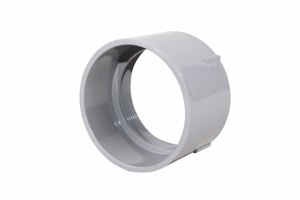 078079 Female 19 Conduit Adapter, 4 in, PVC