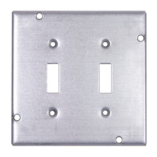 RSL-5 Steel City Surface Cover, 4-11/16 in L x 4-11/16 in W x 1/2 in D, Steel