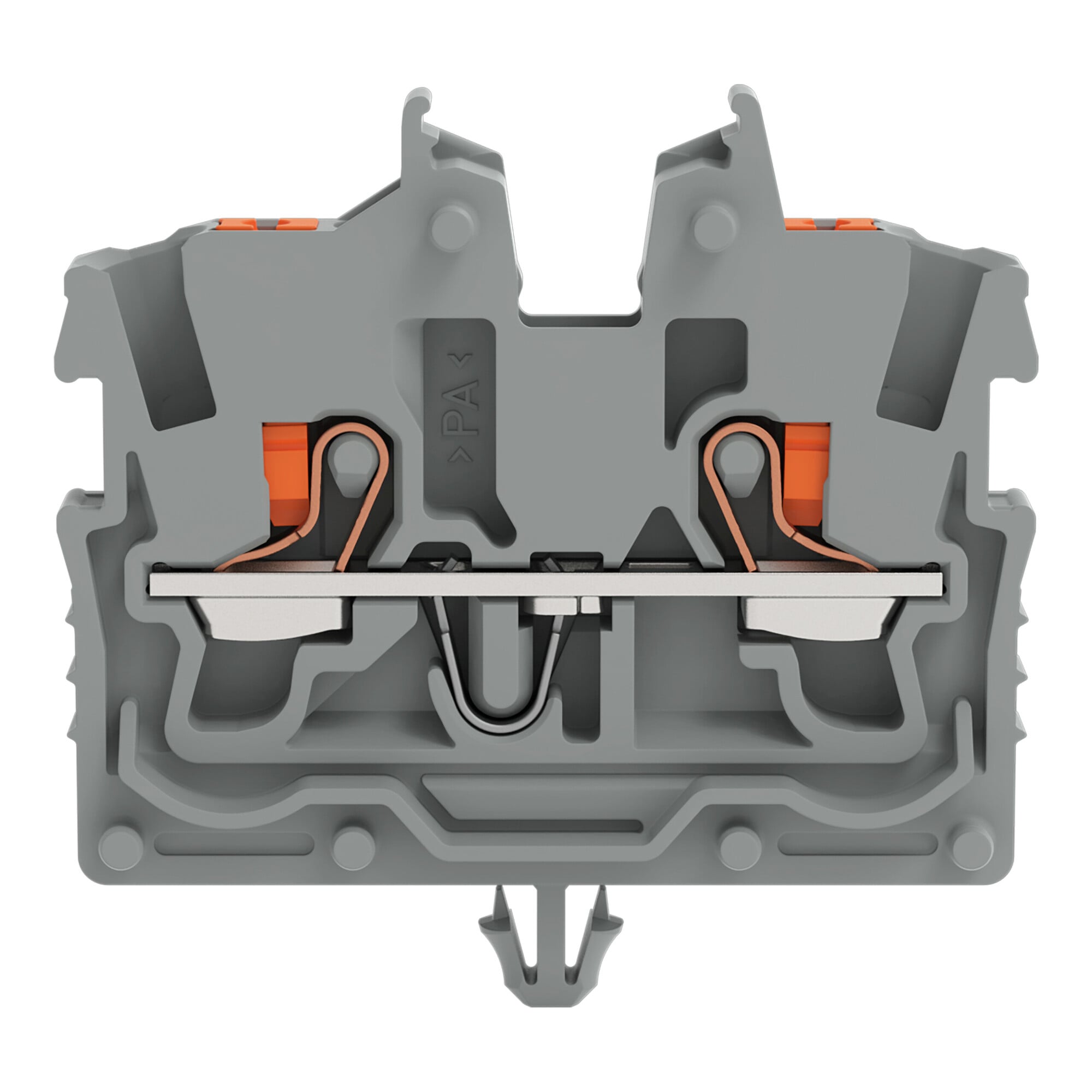 2250-311 Operating Tool Miniature Through Terminal Block, 500 V, 13.5 A, 24 to 16 AWG Wire, 1 Poles, Snap-Fit Mount