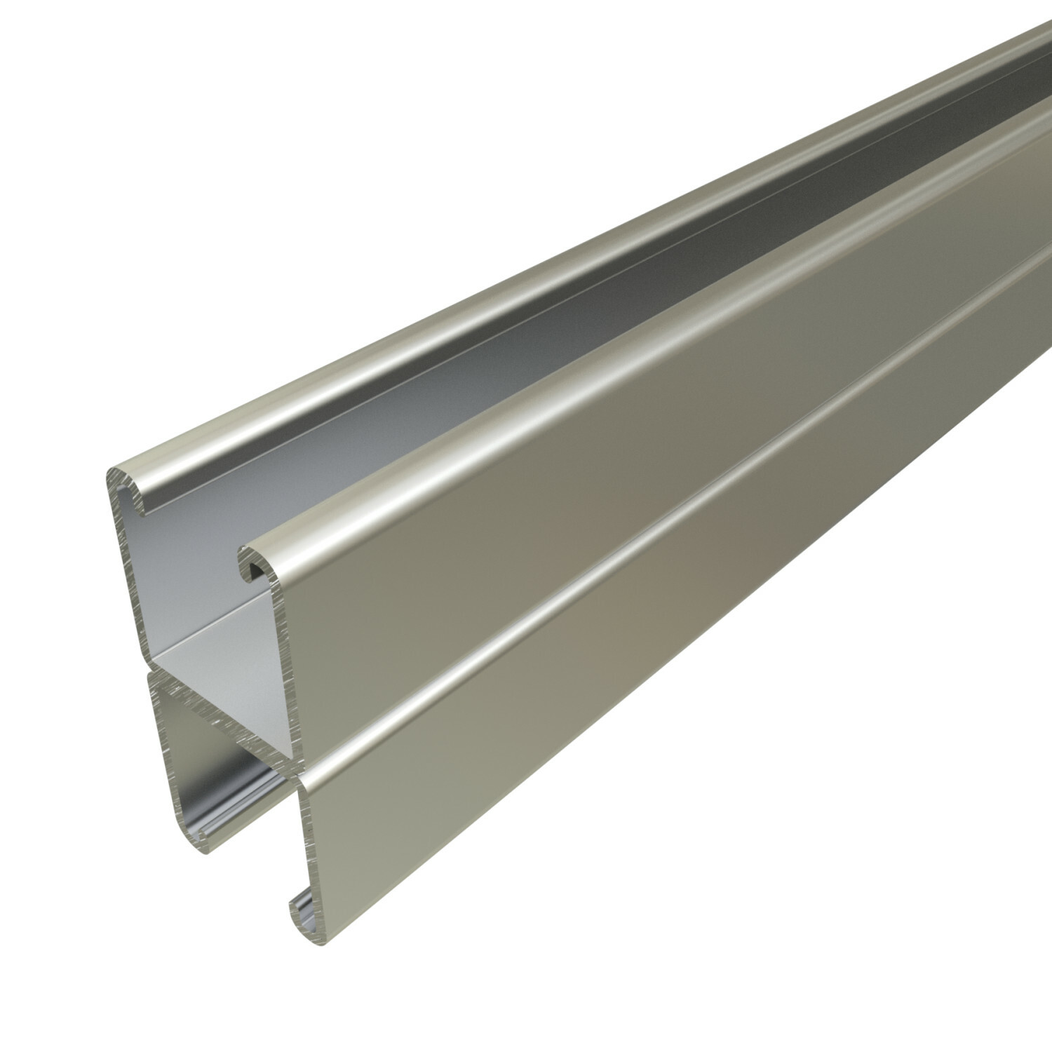 UNISTRUT CHANNEL, 12ga, 1-5/8"x 3-1/4", SOLID, B2B-WELD, ST