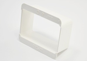 BXE-200 Bridgeport Duplex Electrical Box Extender, 2.9 in L x 4.23 in W x 1.13 in D, PVC