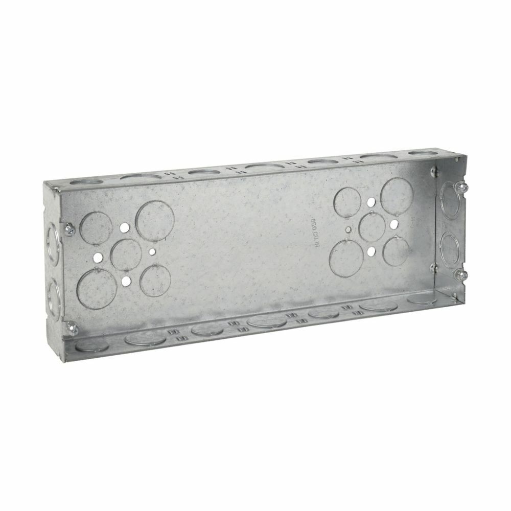 TP640 Thepitt Welded Gang Box, Steel, 85 cu-in Capacity, 5 Gangs, 12 Knockouts
