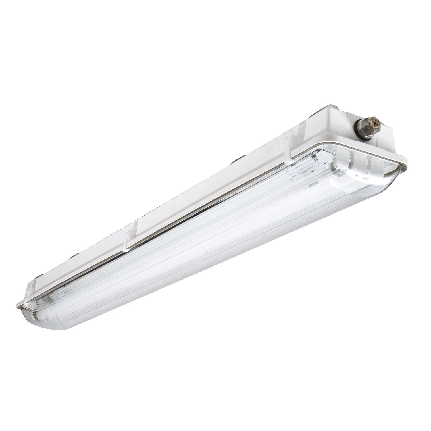 VT3-254T5DR-UNV-EHT1-WL-GT4-U Metalux VT3 VaporTite Rectangular Industrial Vaportight Light Fixture, (2) T5 Lamp, 120/277 V AC