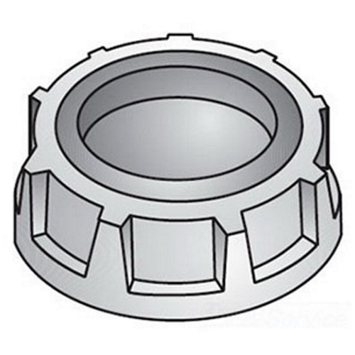 3-150 Type 3 Non-Grounding Capped Bushing, 1-1/2 in Trade, Malleable Iron, Zinc Plated