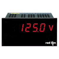 PAXLVD00 DC Volt Meter, 1.999 to 300 V DC Measuring, 3.8 in L x 4.1 in W x 1.95 in H, Flame Resistant Case, +/-0.1 % Accuracy, LED Display