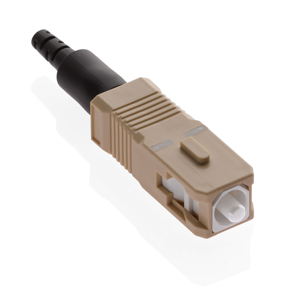 49991-MSC FastCAM Pre-Polished Field Installable Connector, SC Connector, Multi-Mode OM1 Fiber, 62.5/125 um, Pre-Radiused Zirconia Ferrule
