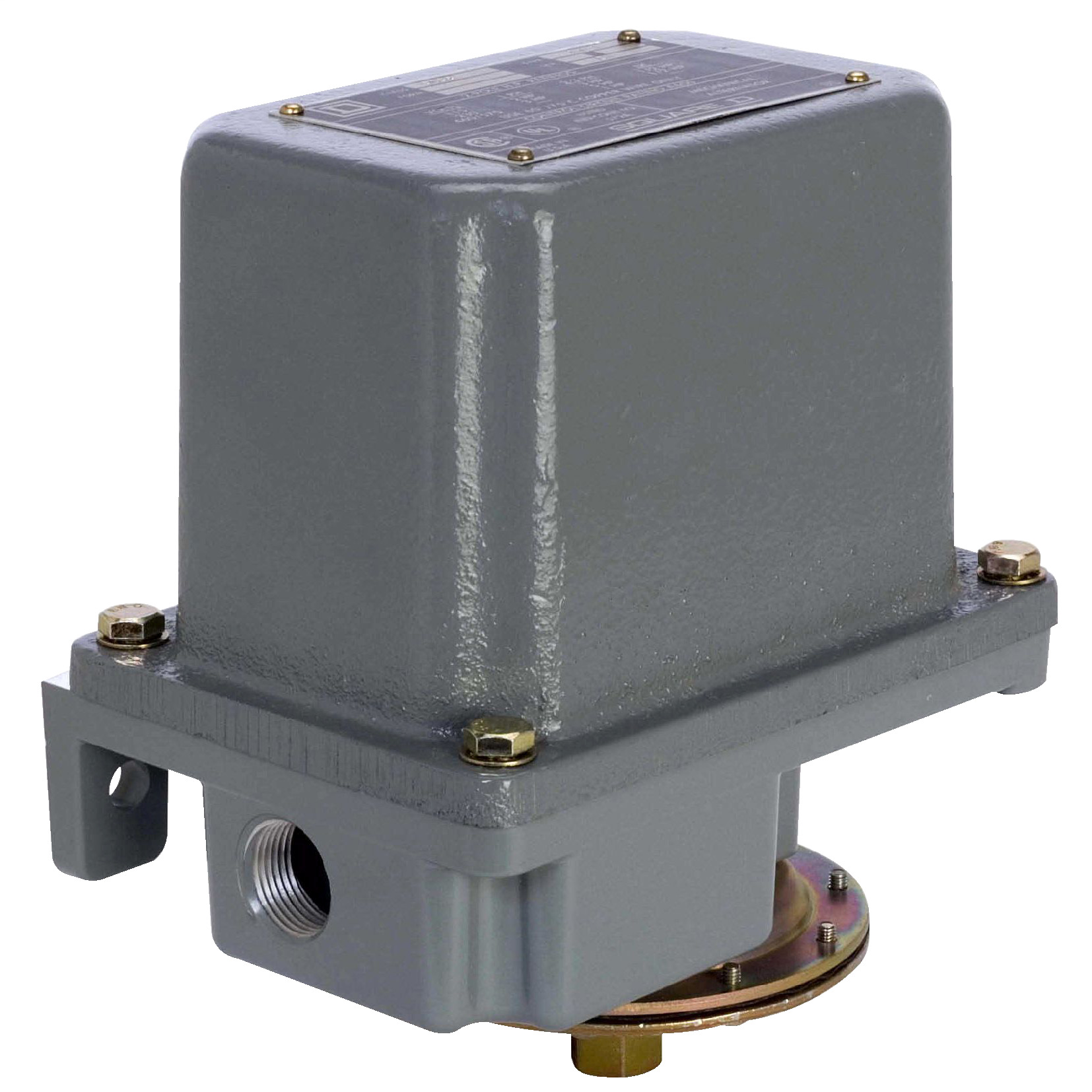 9012GBR21 9012G Adjustable Differential, 425 psi pressure, 2NO-2NC 2 Form Z DPDT-DB contact, Screw Clamp Terminal connection