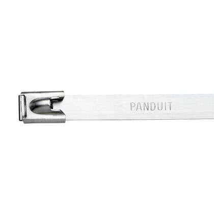 MLT2H-LPAL Pan-Alum MLT Heavy Cross Section Cable Tie, 7.9 in L x 0.31 in W x 0.01 in THK, Aluminum, Silver
