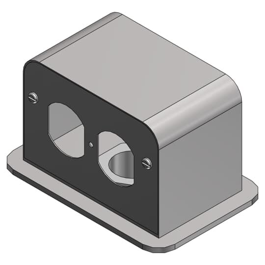 SFH-50 Steel City Floor Service Fitting, For Use With Floor Box Fittings, Aluminum