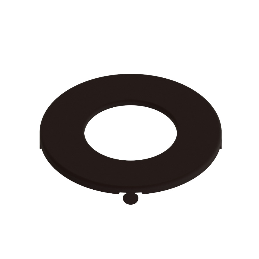 WFRL-TRIM-3R-BRS WFRL-TRIM 3 in Round Trim, 1-7/8 in Dia Inside x 3-3/4 in Dia Outside, For Use With Edge-Lit Wafer, Metal