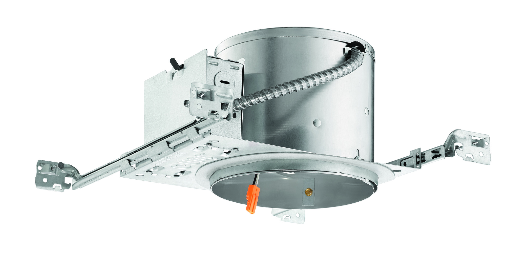 QC4R W G J6 Quick Connect 4 inch LED Remodel Recessed Downlight Housing with Push-In Connectors and Gasket