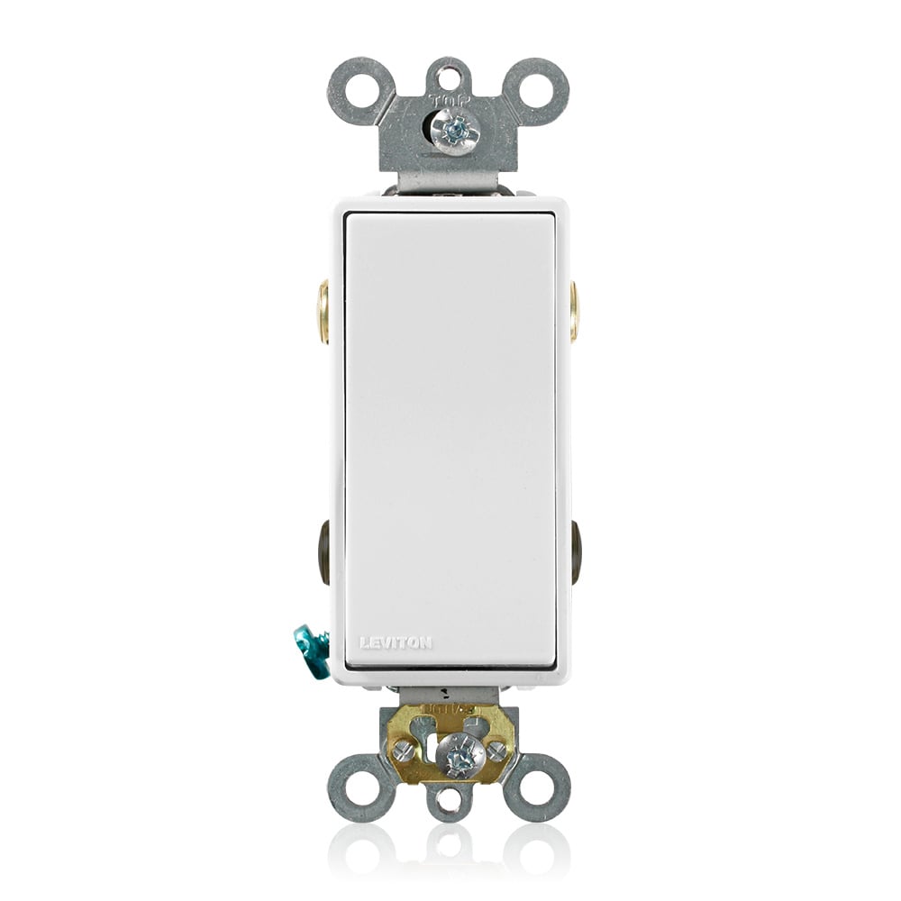 5624-2W Self-Grounding AC Quiet Switch, 120/277 V AC, 20 A, 1 hp, 2 hp Power Rating