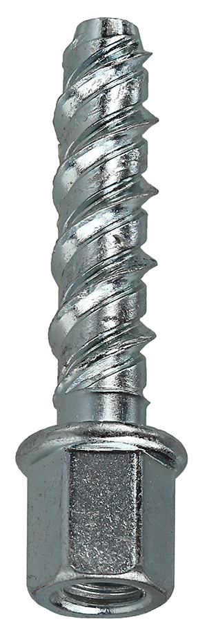 SSC12B Bottom Mount Threaded Rod Hanger, 3/8 in Dia, 2-3/4 in OAL, Steel, Zinc Plated