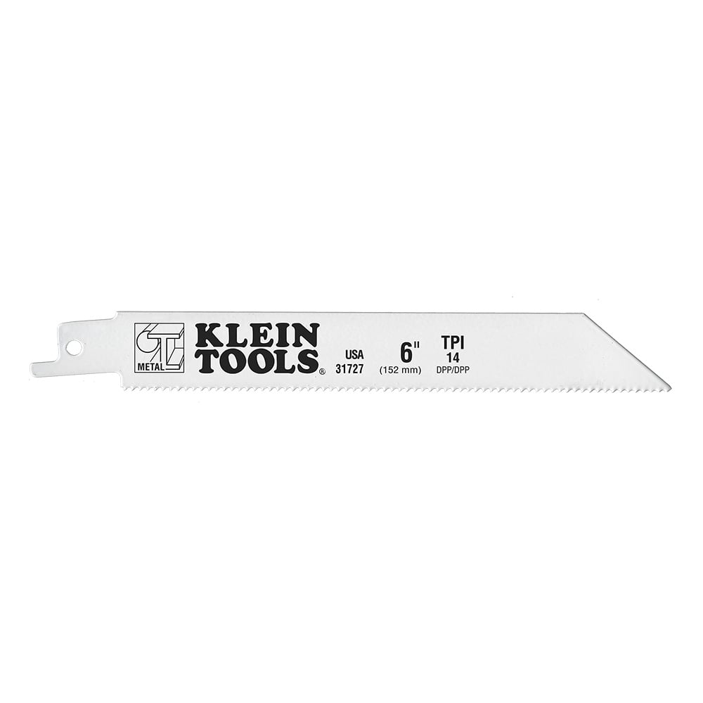 31727 Bi-Metal Reciprocating Saw Blade, 7 in L x 3/4 in W, 14, Composite Body, Universal/Toothed Edge Tang