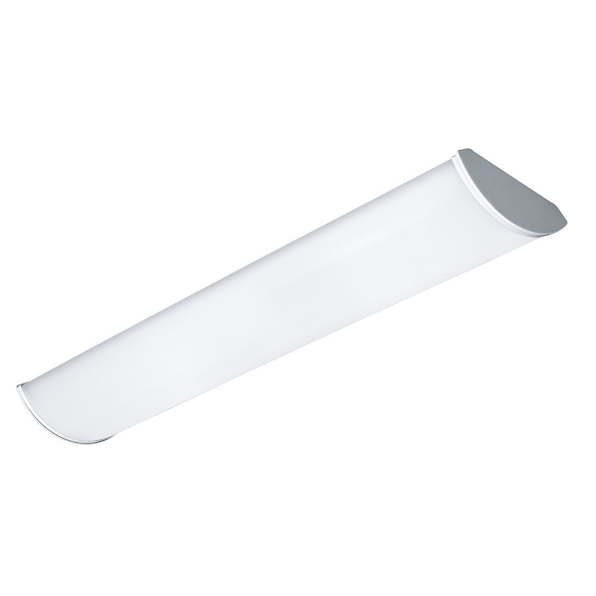 CRW4-LSCS Linear Round Switchable CCT/Lumens Versatile Indoor Wraparound With Decorative End Cap, 28 to 40 W Fixture, 120 to 277 V, White Housing