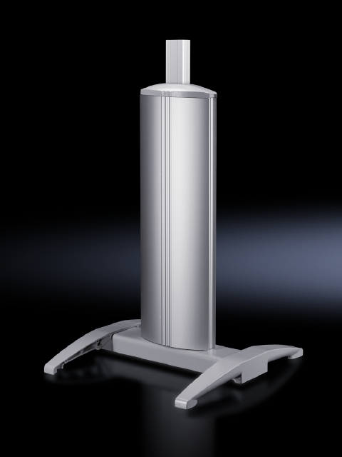 6106300 Stand System Pedestal, 43 in H x 24 in W x 26 in D, For Use With Command Panel and Stand System, Pale Gray