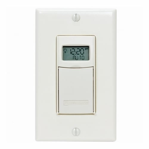 EI600LAC Astronomic Digital Decorator Electronic In-Wall Timer, 1 min to 7 days Setting, 120 to 127 VAC, 12 to 18 VDC, 1 hp, 1NO 1 Form A SPST Contact, 1 Poles
