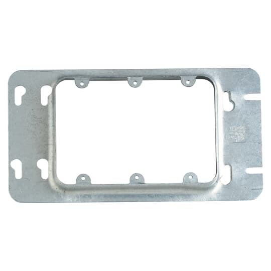 3-GC Steel City Outlet Box Cover, 8-13/16 in L x 4-11/16 in W, Steel