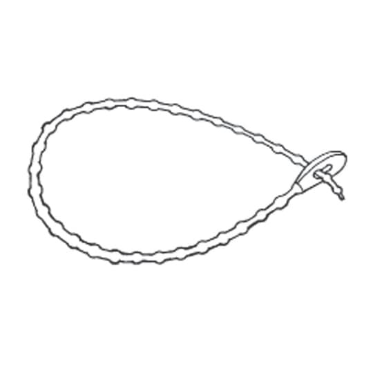 S28612 Carlon Non-Metallic Beaded Strap, 15 in L, Nylon