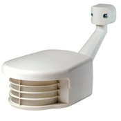 PS200-7FW Motion Sensor With Dual Floodlight, 220 to 277 VAC, PIR Sensor, 4000 sq-ft Coverage