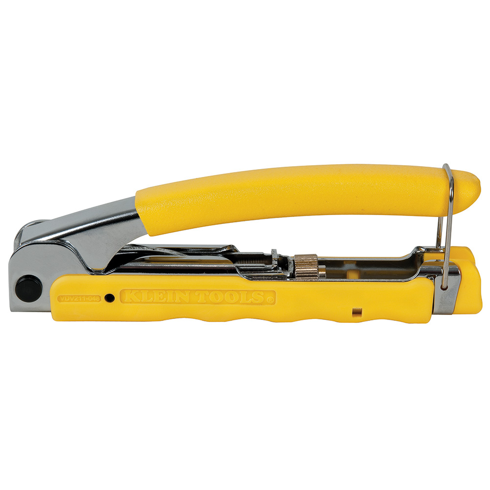VDV211-048 Compact Multi-Connector Compression Crimping Tool With Integral Handle Lock