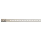 Multi-Lok 316 Stainless Steel Cable Tie, Uncoated, Length of 610mm (24 Inches), Width of 12mm (0.47 Inch), Thickness of 0.25mm (0.01 Inch), Tensile Strength Rating of 1112 Newtons (250 Pounds)