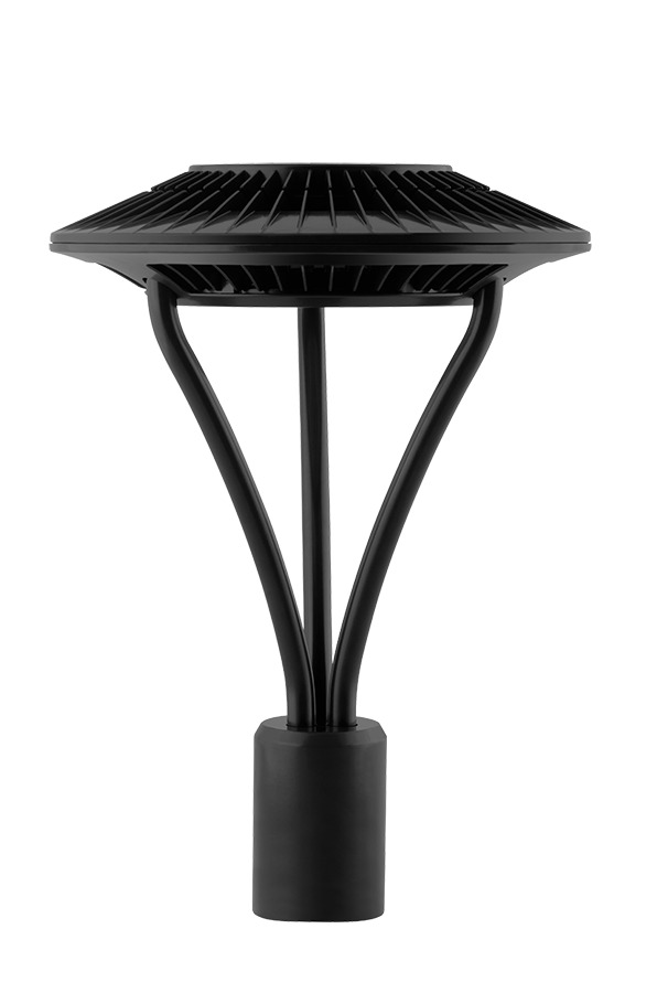 ALED5T52YK/D10 Type V Area Lighting With 0 to 10 VDC Dimmable Driver, 55 W Fixture, 120/208/240/277 V AC, Black Housing