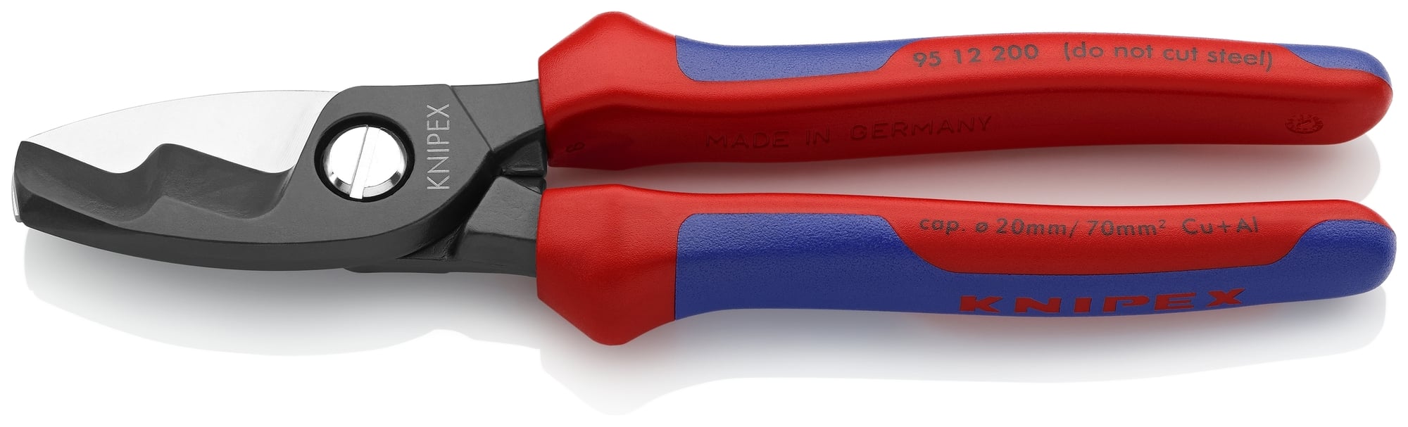 Cable Shears-Twin Cutting Edges, 8 in., Multi-Component, Bulk