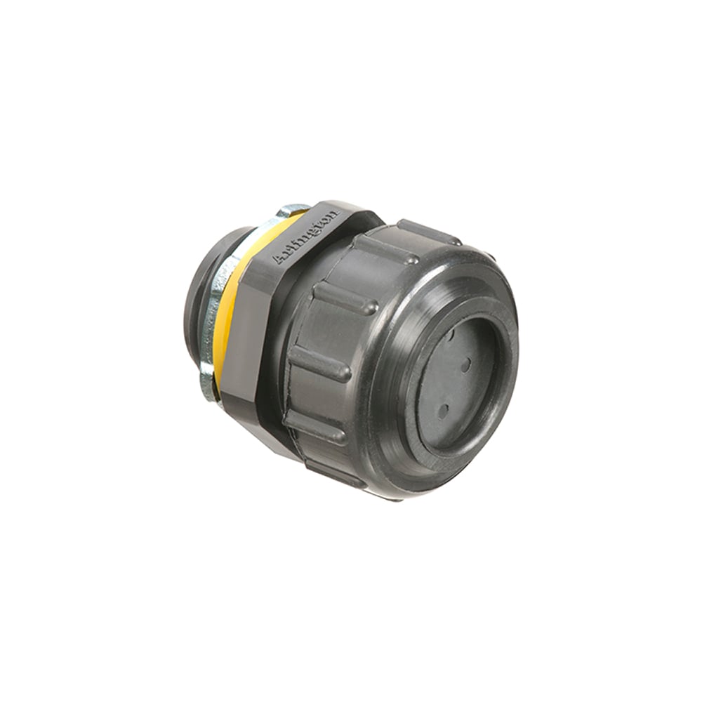 NMPV75 Straight Cord Grip, 3/4 in Trade, 0.225 to 0.255 in Cable Openings, Die Cast Zinc/Plastic/Polyethylene