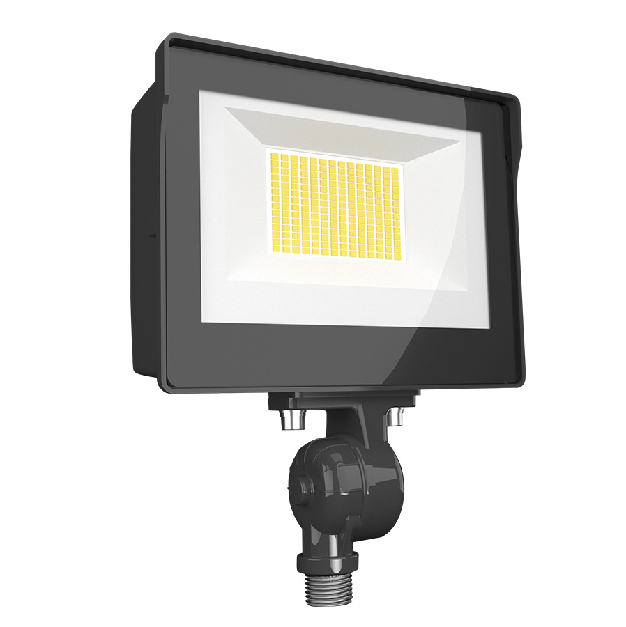 X17XFU35 X17 Adjustable Floodlight Fixture, LED Lamp, 15 W Fixture, 120, 208, 240, 277 V, Bronze Housing