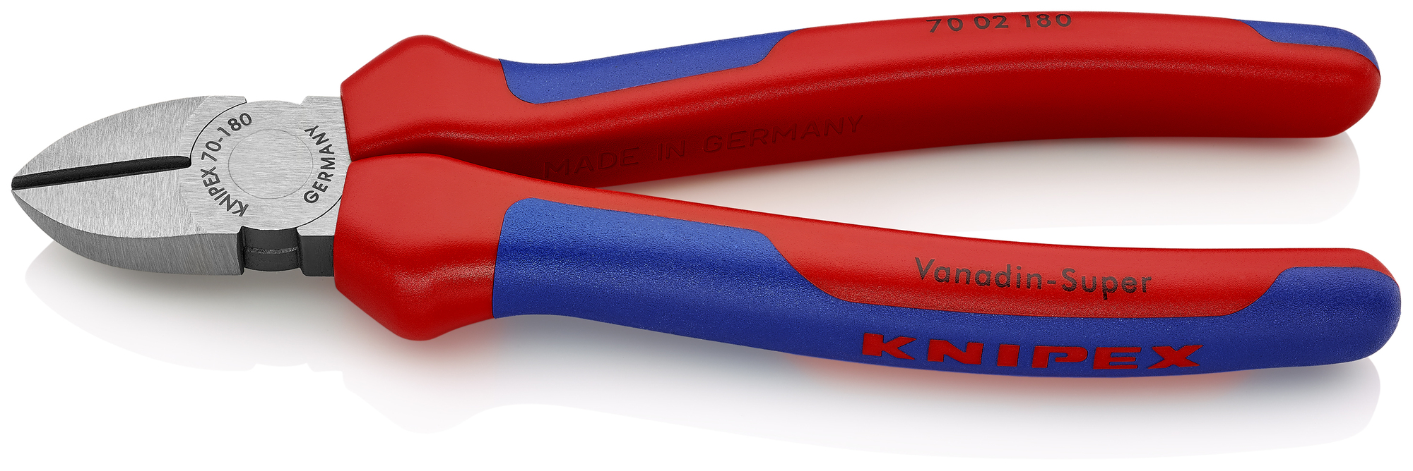Diagonal Cutters, 7 1/4 in., Multi-component, Polished