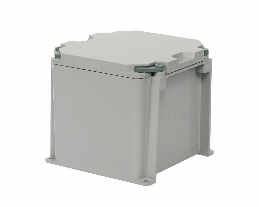 278305 Junction Box, 6 in H x 6 in W x 6 in D, Standard Cover, 1, 2, 3R, 4, 4X, 6, 6P, 12, 13 NEMA Rating, PVC