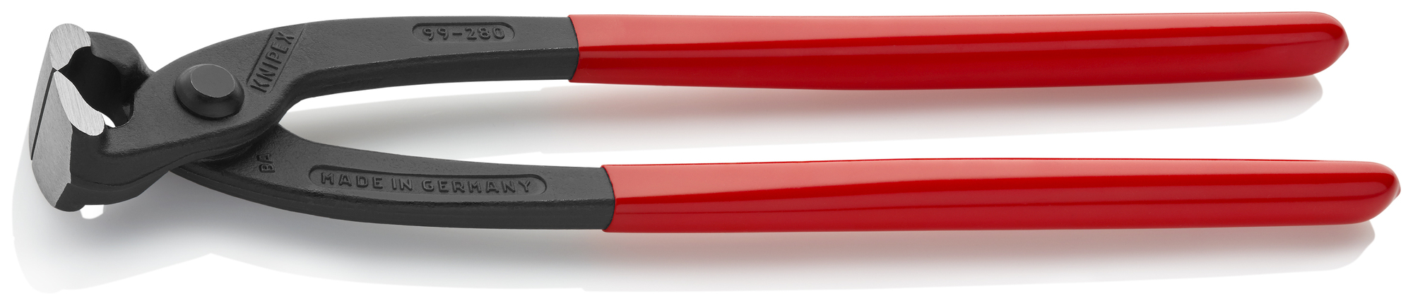Concreters' Nippers, 11 in., Plastic Coating, Polished