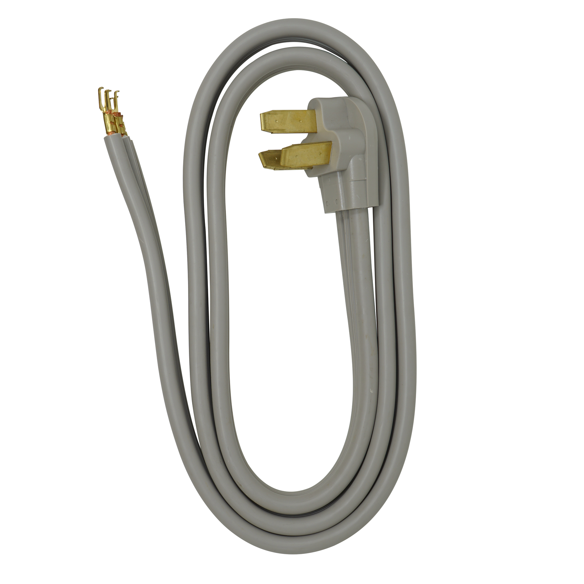 6ft SRDT Flat Replacement Range Cord, 6/2 and 8/1, 50 Amp, Gray