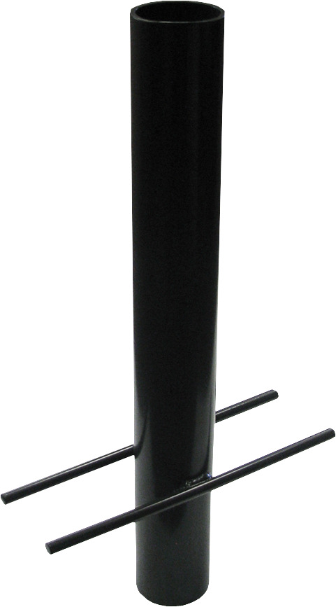 BGC Pole Mount, 2-3/8 in OD x 18 in H, For Use With Slipfitter, Fastened Mount