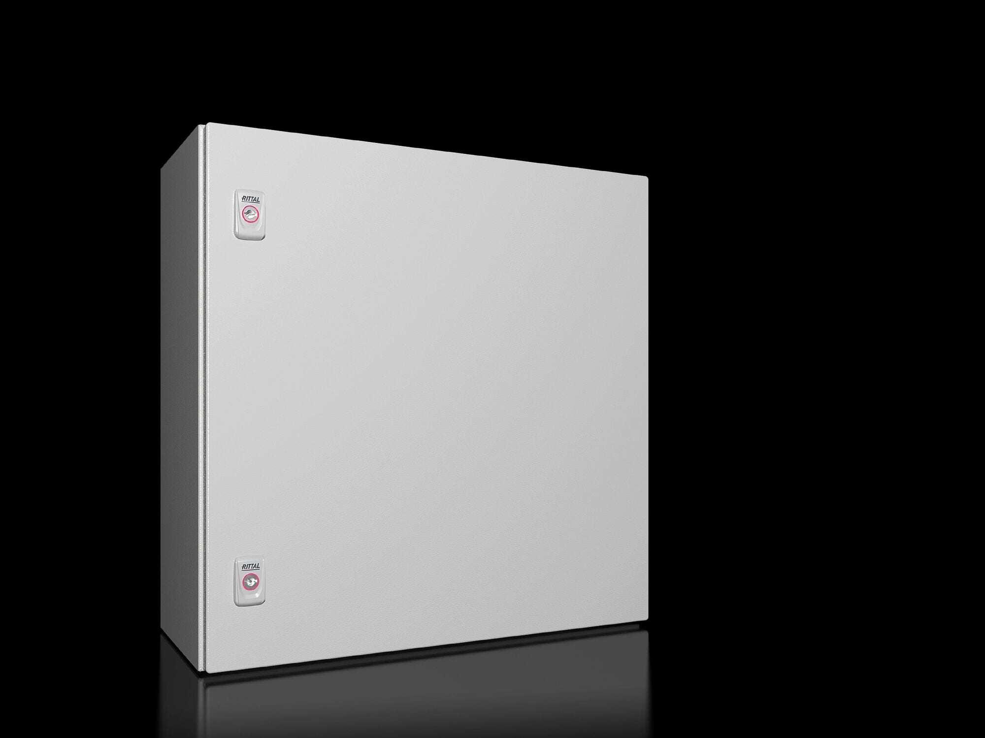 1054000 AX Series Compact Enclosure With (1) Gland Plate, 600 mm W x 250 mm D x 600 mm H, NEMA 4, Carbon Steel