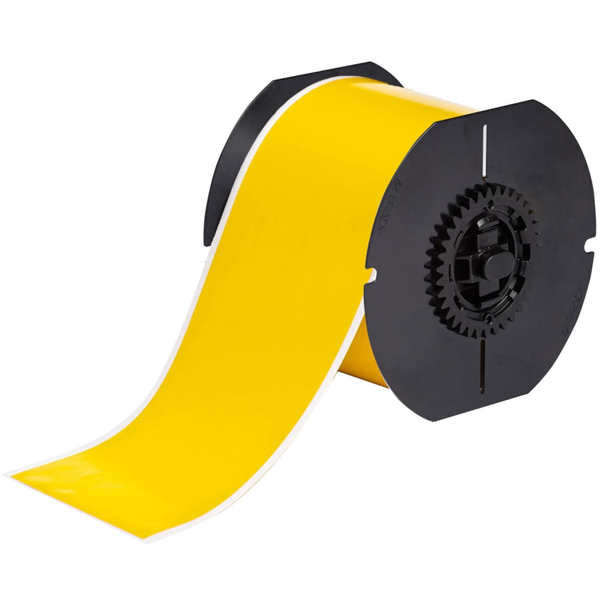 B30C-3000-595-YL B30 Large Thermal Transfer Vinyl Label, 3 in W, Yellow, B-595 Vinyl